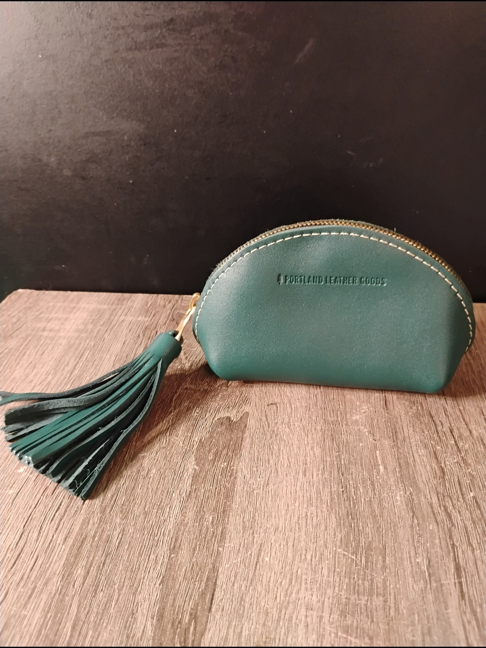 Portland Leather Goods Taco Pouch/w Tassel